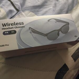 Wireless Headset Glasses - Black